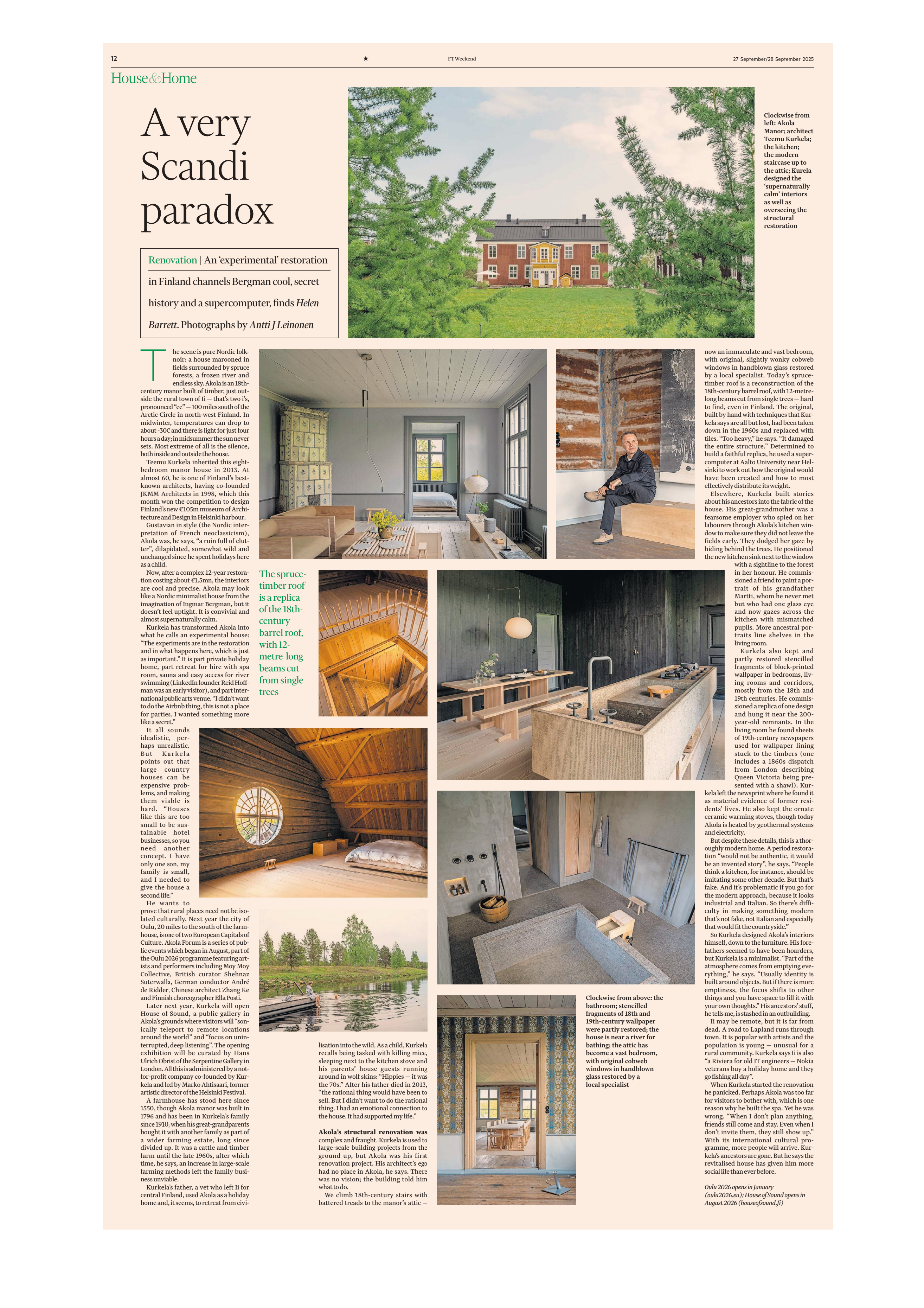 Financial Times features Akola